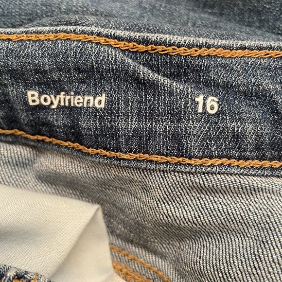 Sonoma Boyfriend High Waisted Jeans size 16 Inseam 27" - Picture 2 of 5